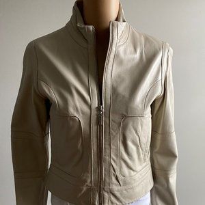 Wilsons Leather Cream Jacket